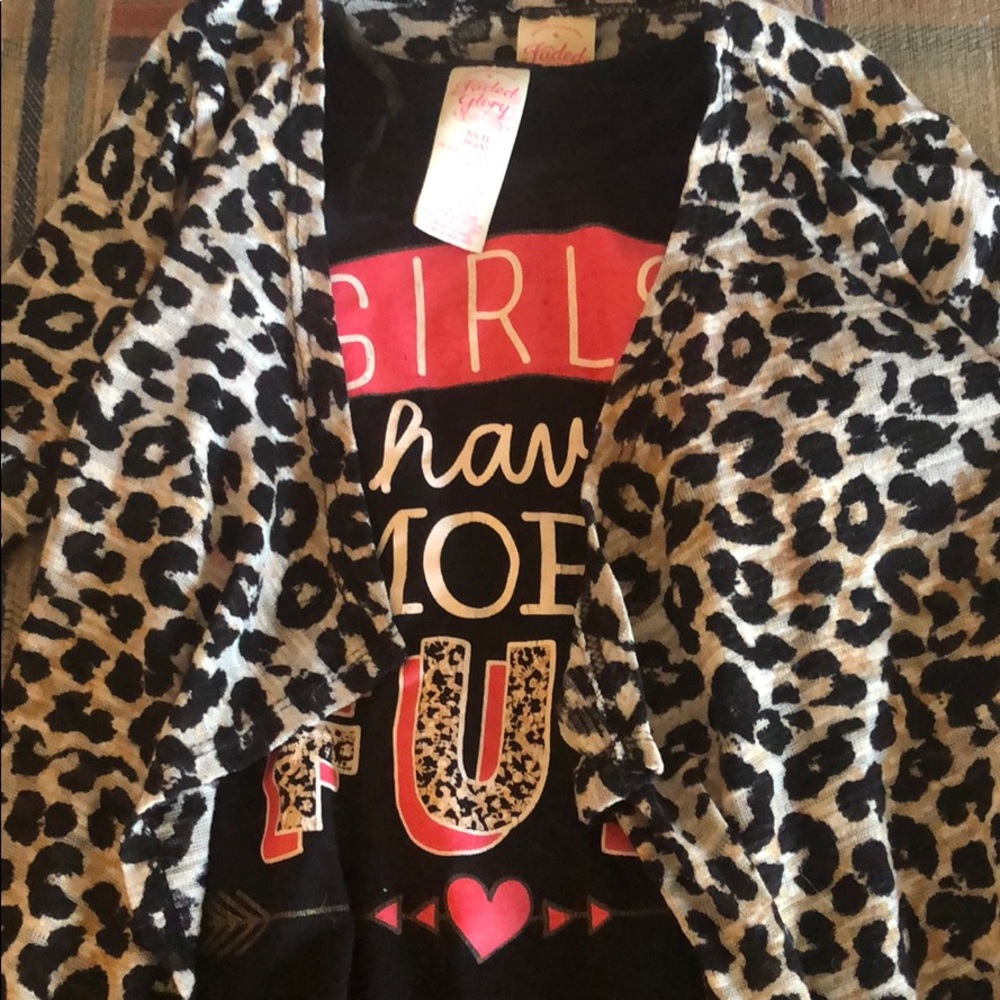 Short and cardigan